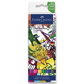 Marker Goldfaber Aqua Dual, Graffiti, papír. doboz 6 db Faber-Castell 164525